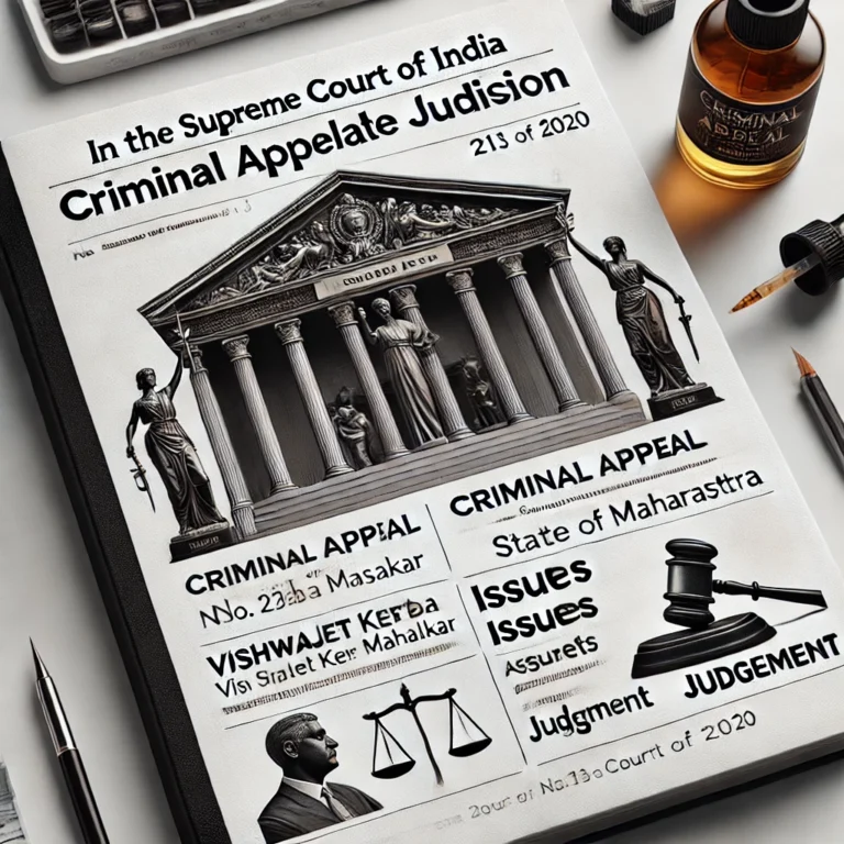 DALL·E 2024-11-10 19.47.18 - A formal legal document layout in a clean, professional style. The top of the page displays 'IN THE SUPREME COURT OF INDIA' and 'CRIMINAL APPELLATE JU