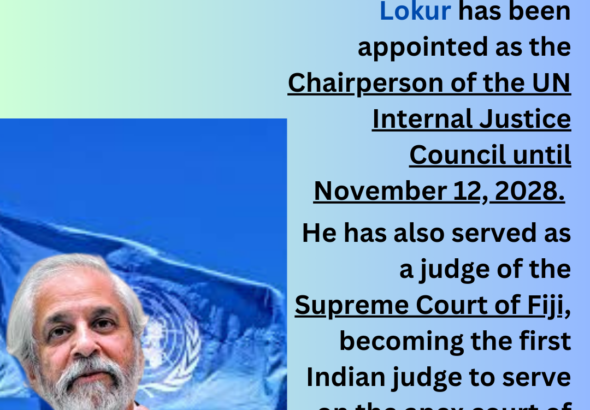 Justice Madan B Lokur appointed as