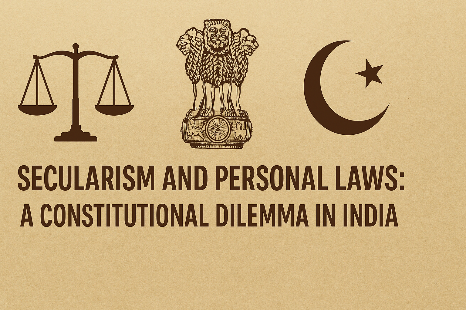 Secularism and Personal Laws: A Constitutional Dilemma in India » LegalOnus